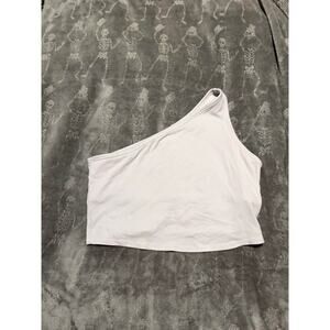 PINK one shoulder top